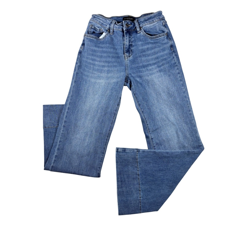 Flying Banana Los Angeles Medium Wash High Rise Flare Jeans Size 4M FLB-V-3
